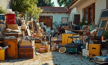 Container für Grünabfälle 